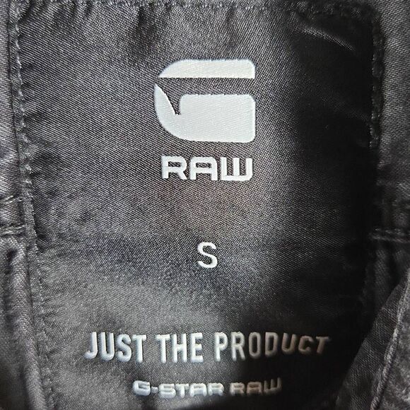 G-Star Raw Denim Shirt Black Button Down Small - Picture 5 of 14